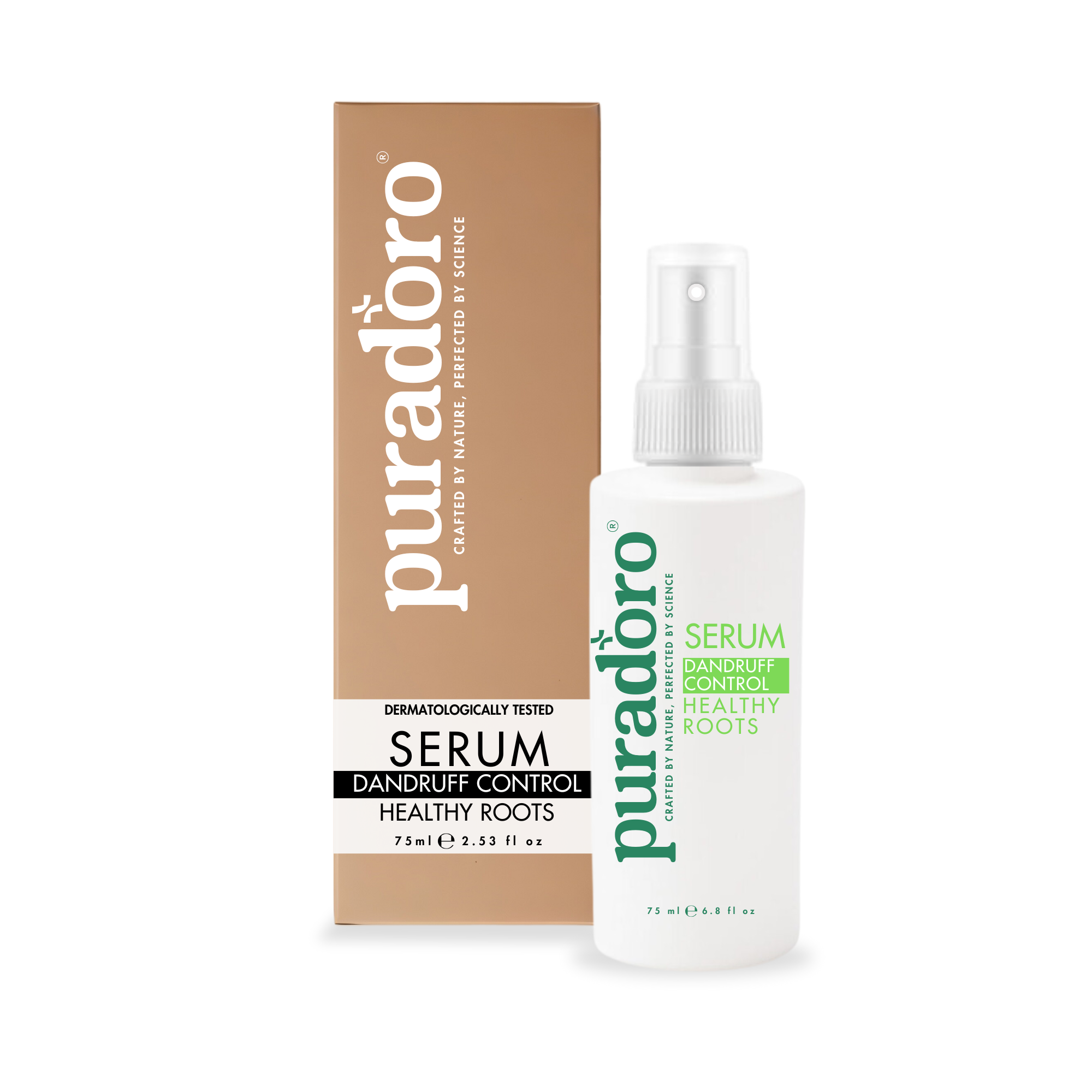 dandruff Hiusten Hilseilyä Vastaava Seerumi & Terveet Hiustupet – Taistelu hilsettä ja rasvaisuutta vastaan, rauhoittaa päänahkaa 75ml - Image 1